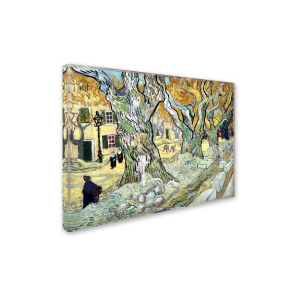 Vincent Van Gogh 'The Road Menders' Canvas Art,24x32
